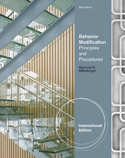Behavior Modification Principles and Procedures 6th Edition