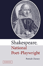 Shakespeare, national poet-playwright