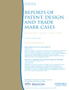 Reports of patent, design, and trade mark cases.