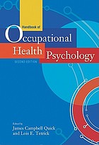 Handbook of occupational health psychology