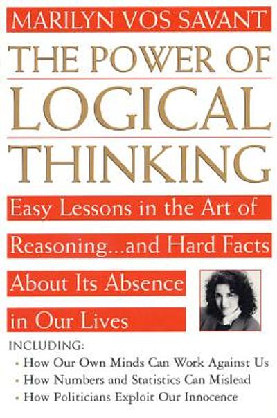 Power of Logical Thinking by Marilyn Vos Savant (1996, Hardcover