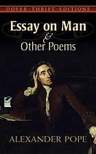 Essay on Man and Other Poems.