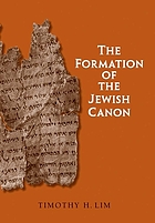 The formation of the Jewish Canon