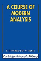 A course in modern analysis