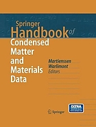 Springer handbook of condensed matter and materials data