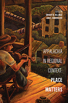 Appalachia in regional context : place matters