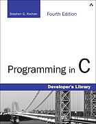 Cover: Programming in C