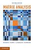 Matrix analysis by Roger A Horn Matrix analysis by Roger A Horn