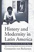 Cultural history and modernity in Latin America... by Constantin von Barloewen