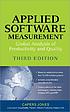 Applied software measurement : global analysis... by  Capers Jones 