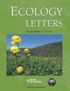Ecology Letters.