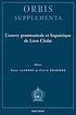 L'œuvre grammaticale et linguistique de Léon... by  Peter Lauwers 