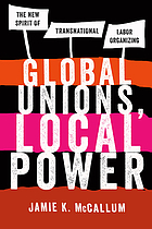 Global unions, local power : the new spirit of transnational labor organizing
