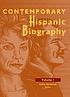 Contemporary Hispanic Biography. Vol. 1. door Gale Research Staff,