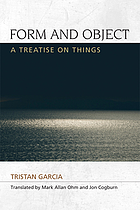Form and object : a treatise on things