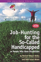 Job-hunting for the so-called handicapped or people who have disabilities