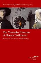 The Normative structure of human civilization readings in John Searle's social ontology