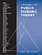 Journal of public economic theory.