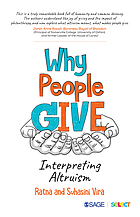 Why People Give, book cover