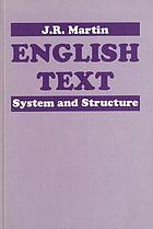 English text : system and structure