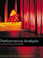 Performance analysis : an introductory coursebook