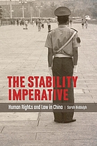 The stability imperative : human rights and law in China