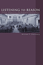 Listening to reason : culture, subjectivity, and nineteenth-century music