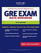 GRE Exam math workbook.