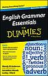 English grammar essentials for dummies by  W  M Anderson 