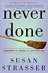 Never done : a history of American housework Auteur: Susan Strasser