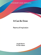 It can be done : poems of inspiration