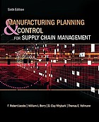Manufacturing planning and control systems for supply chain management.