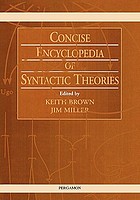 Concise encyclopedia of syntactic theories