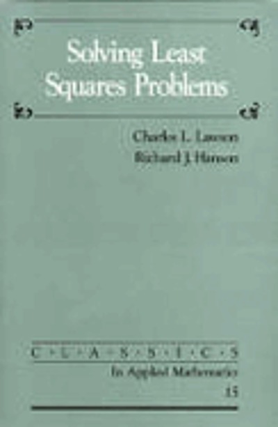 Solving least squares problems | WorldCat.org