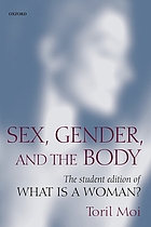 Sex, gender and the body
