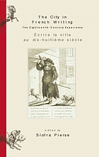 The city in French writing : the eighteenth-century experience