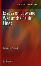 Essays on law and war at the fault lines