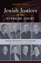Jewish justices of the Supreme Court : from Brandeis to Kagan