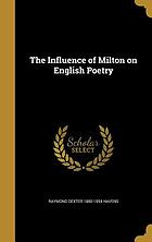 The influence of Milton on English poetry