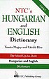 NTC's Hungarian and English dictionary Autor: Tamás Magay