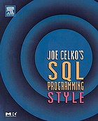Joe Celko's SQL programming style