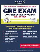 GRE exam 2007 : comprehensive program.