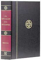 The Septuagint with Apocrypha : Greek and English