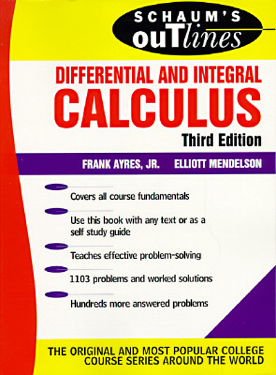 Schaum's outline of theory and problems of differential and integral ...