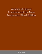 Analytical-literal translation of the New Testament