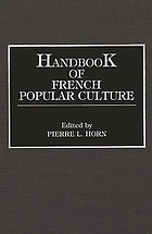 Handbook of French popular culture