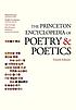 Princeton Encyclopedia of Poetry and Poetics Cover Art
