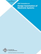 ACM transactions on design automation of electronic systems.