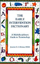 The early intervention dictionary : a multidisciplinary guide to terminology
