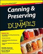 Canning & preserving for dummies